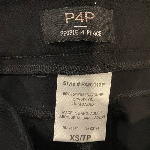 NWOT. Size XS.  Black dress pants. - Picture 3 of 3